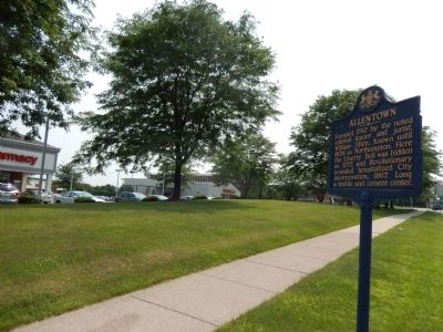 Allentown Marker. Click for full size. Allentown Marker image. Click for full size.