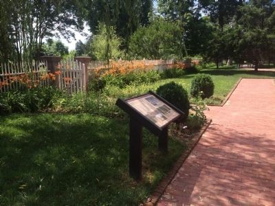 Wide view of The Hermitage Garden Marker. Click for full size. Wide view of The Hermitage Garden Marker image. Click for full size.