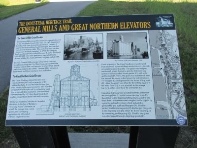 General Mills and Great Northern Elevators Marker image. Click for full size.