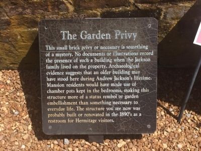 The Garden Privy Marker image. Click for full size.