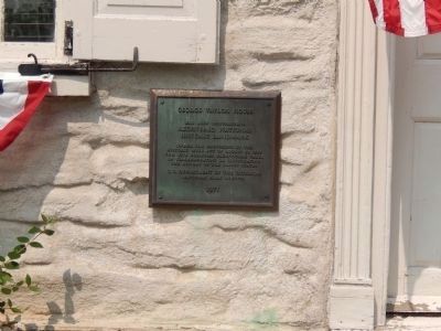 George Taylor House-Registered National Historic Landmark 1971 image. Click for full size.