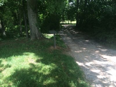 Wide view of Field Quarter Trail Marker. Click for full size. Wide view of Field Quarter Trail Marker image. Click for full size.