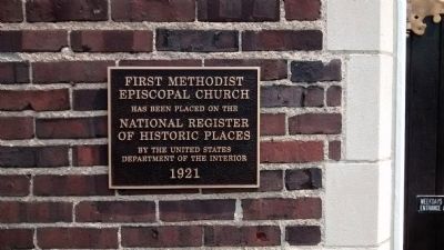 National Register of Historic Places plaque. Click for full size. National Register of Historic Places plaque image. Click for full size.