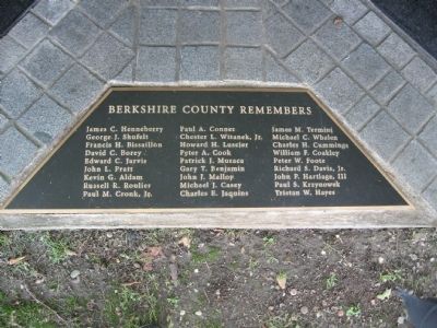 Berkshire County Vietnam War Memorial image. Click for full size.