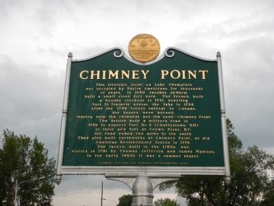 Chimney Point Marker image. Click for full size.