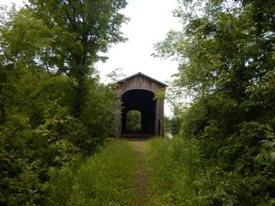 Shoreham Covered Railroad Bridge image. Click for full size.