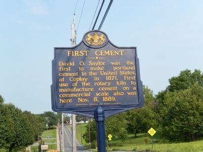 First Cement Marker image. Click for full size.