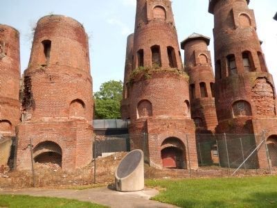 The remains of the Saylor cement factory-museum image. Click for full size.