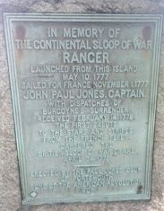 Sloop Ranger Memorial Marker image. Click for full size.