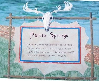 Pertle Springs Mural Marker image. Click for full size.