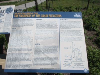 The Engineers of the Grain Elevators Marker image. Click for full size.