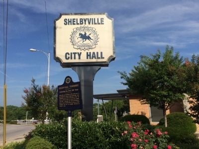 Wide view of Shelbyville, Tennessee Marker image. Click for full size.