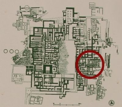 The "Hall of the Double Axes" and the "Queen's Megaron" Marker image. Click for full size.