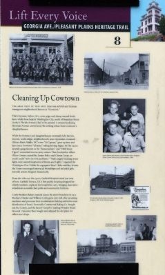 Cleaning Up Cowtown Marker image. Click for full size.