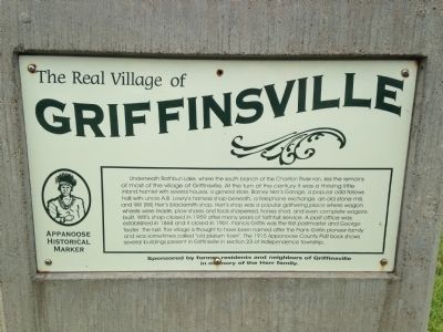The Real Village of Griffinsville Marker image. Click for full size.