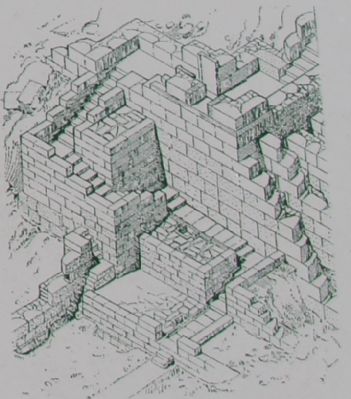 The “Magazines of the Giant Pithoi”, and the “East Bastion” Marker. Click for full size. The “Magazines of the Giant Pithoi”, and the “East Bastion” Marker image. Click for full size.