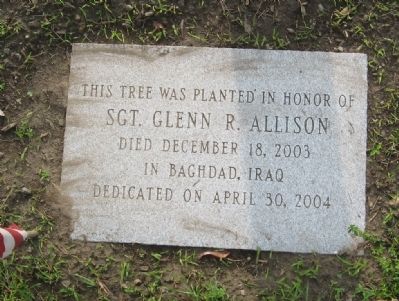 Sgt. Glenn R. Allison Marker image. Click for full size.