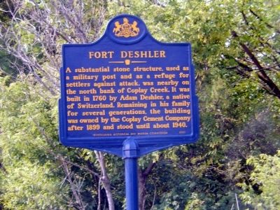 Fort Deshler Marker image. Click for full size.