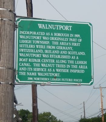 Walnutport Marker image. Click for full size.