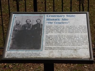 Centenary State Historic Site Marker image. Click for full size.
