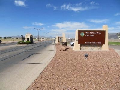 Fort Bliss at Lanoria Mesa Marker. Click for full size. Fort Bliss at Lanoria Mesa Marker image. Click for full size.