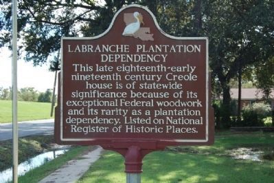 Labranche Plantation Dependency Marker image. Click for full size.