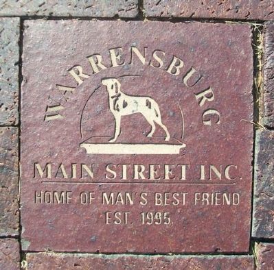 Warrensburg Main Street Paver at Old Drum Memorial image. Click for full size.