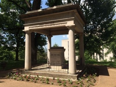 Wide view of the Tomb of James Knox Polk. Click for full size. Wide view of the Tomb of James Knox Polk image. Click for full size.