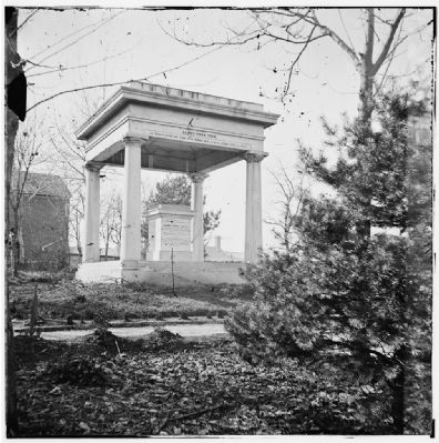 Tomb of James Knox Polk at Polk Place. image. Click for full size.