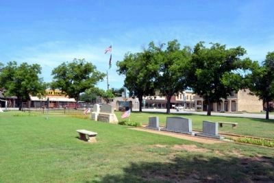 View to Northwest towards Intersection<br>of S. Main Street (US 283) and S. 2nd Street (SH 6) image. Click for full size.