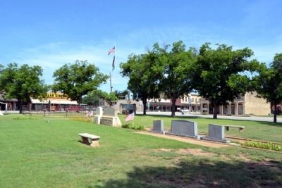 View to Northwest towards Intersection<br>of S. Main Street (US 283) and S. 2nd Street (SH 6) image. Click for full size.