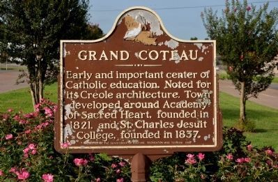 Grand Coteau Marker. Click for full size. Grand Coteau Marker image. Click for full size.