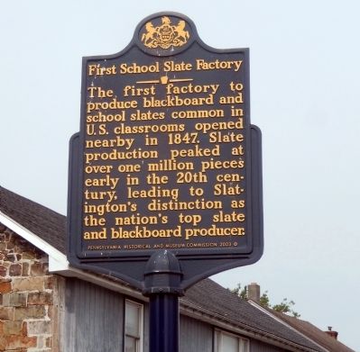 First School Slate Factory Marker image. Click for full size.