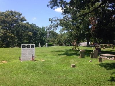 Revolutionary War Patriots and War of 1812 Veterans Marker. Click for full size. Revolutionary War Patriots and War of 1812 Veterans Marker image. Click for full size.