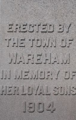 Wareham War Memorial Marker image. Click for full size.