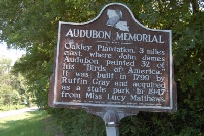 Audubon Memorial Marker image. Click for full size.