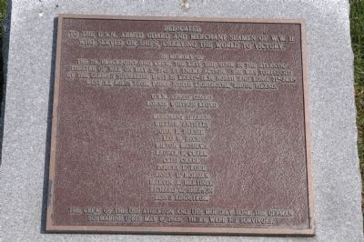 SS Blackpoint Memorial Marker image. Click for full size.