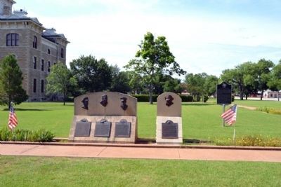 Soldiers and Sailors Markers<br>at Shackelford County Courthouse Grounds image. Click for full size.