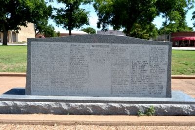Shackelford County War Memorial image. Click for full size.