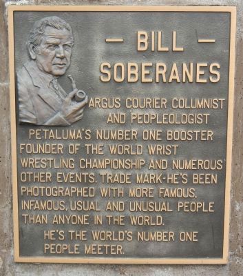 Bill Soberanes Marker image. Click for full size.