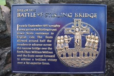 The Battle of Stirling Bridge Marker image. Click for full size.