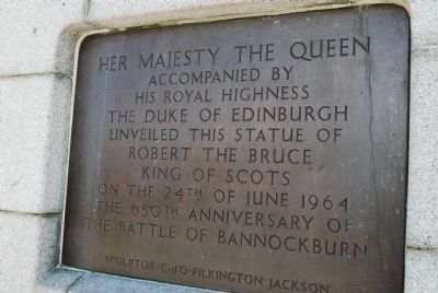 Robert the Bruce Monument image. Click for full size.