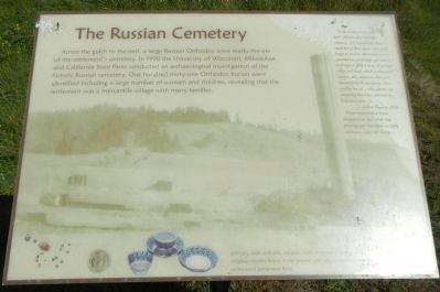 The Russian Cemetery Marker image. Click for full size.