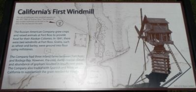 California's First Windmill Marker image. Click for full size.