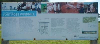 re-creating the Fort Ross Windmill Marker image. Click for full size.