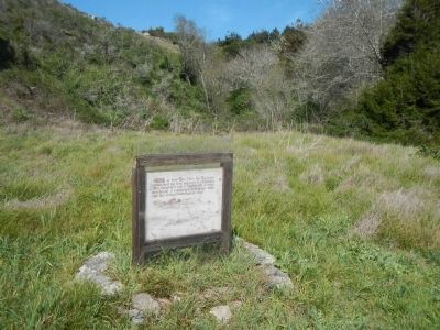 Second marker located at Fort Ross Cove image. Click for full size.