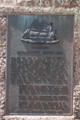 Commemorating Mattapoisett's Shipbuilders Marker. Click for full size. Commemorating Mattapoisett's Shipbuilders Marker image. Click for full size.