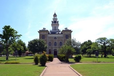 West Elevation of Shackelford County Courthouse image. Click for full size.
