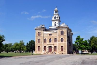 East Elevation of Shackelford County Courthouse. Click for full size. East Elevation of Shackelford County Courthouse image. Click for full size.
