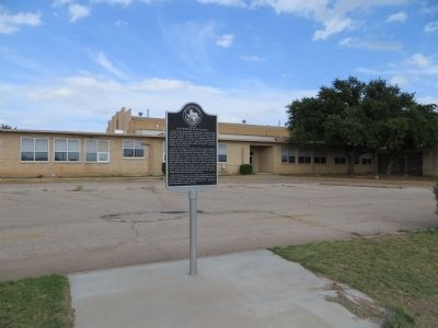 Site of Blackshear High School Marker image. Click for full size.